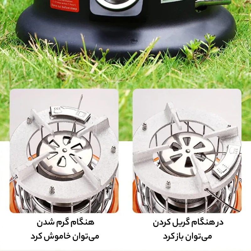 بخاری سفری لوایز اگی مدل LQ-KB8 - تصویر 3